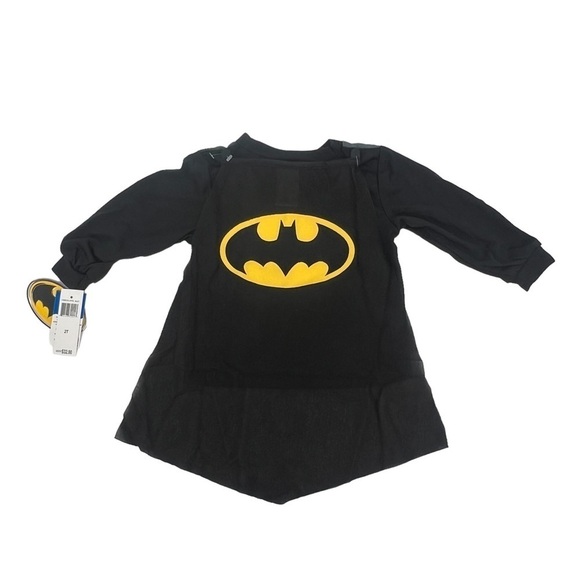 NWT DC Comics Batman Costume Pajama Set Size 2T Little Kids - Picture 4 of 12